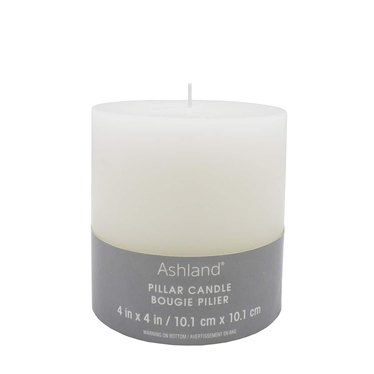 12 Pack: 4" x 4" White Pillar Candle by Ashland®